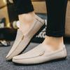 Heren Casual Schoenen Canvas Slip on Fashion Loafers voor Mannen Luxe Jurk Rijschoenen Formele Bruiloft Feest Flats Plus Size