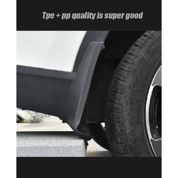 Mudflasp FÜR Ssang yong Korando Kotflügel Kotflügel Schlamm Flap Schutz Splash Auto Zubehör Auto Styline Vorne Hinten 4 stücke-