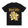 Kurzarm T-Shirts Streetwear Grafik T-Shirts Mode Ich mag Alberne Lustige Katzen Memes T-Shirts Damen Lässig Ästhetische Kleidung
