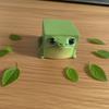NEW Resin Square Frog Statue Decoration Cute Desktop Decoration Suitable Durable Resin Animal Statue Gift for Frog Enthusiasts