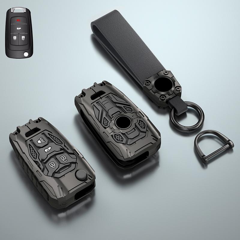 Zinc Alloy Auto Key Fob Cover Full Case Fit For Buick Chevrolet Cruze Opel Vauxhall Astra J Corsa Insignia Mokka Encore Automotive Fold Housing