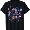 Vintage Flowers Women Wildflower Floral Gardening T Shirt
