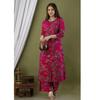 Damskie designerskie zestawy Kurta Palazzo z wiskozy Indyjski Top Tunic Kurti Bollywood na imprezę