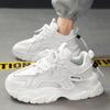 Men Sneakers 2025 Autumn New Korean Wind Luxury Designer Platform Shoes Breathable Lace Up Running Shoes for Men Tenis Masculino