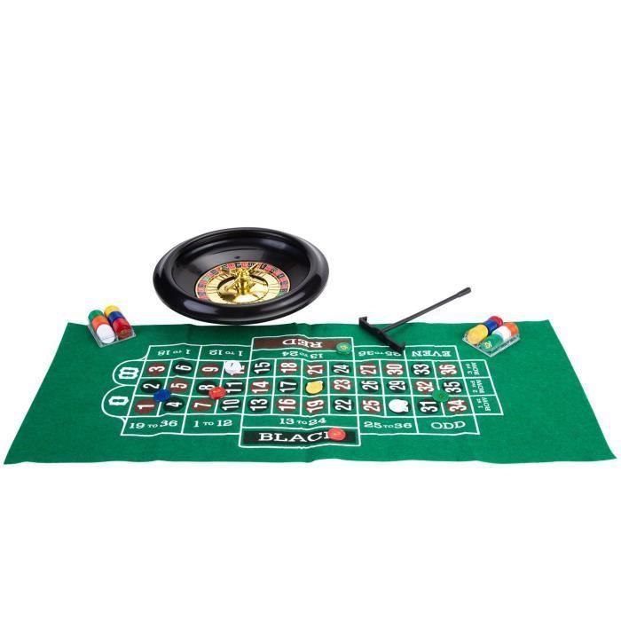Set de joc de cazino - Engelhart - Ruletă 12'' și Black Jack - Mixt - De la 14 ani