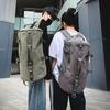 Men's Large Capacity Canvas Travel and Sports Backpack - Trendy Outdoor Bookbag