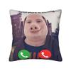 John Pork Is Calling Pillow Case  Design Pillow Cover Retro Trendy Pillowcases For Living Room Sofa