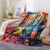 Bird Print Flannel Blanket, High Quality Comfortable for All Seasons, Home Decor, Warmth and Comfort, Perfect for Christmas Gifts