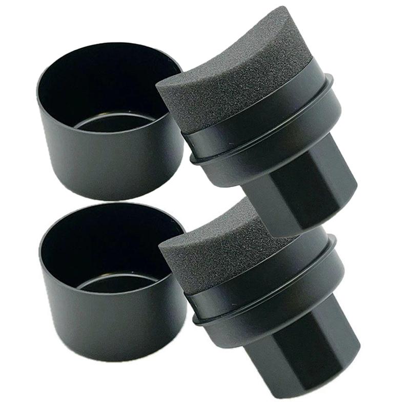 Curved Tire Wax Applicator Sponge with Lid Ergonomic Car Tire Cleaning Dressing Pad Detailing Tool for Car Waxing Cleaning Tool