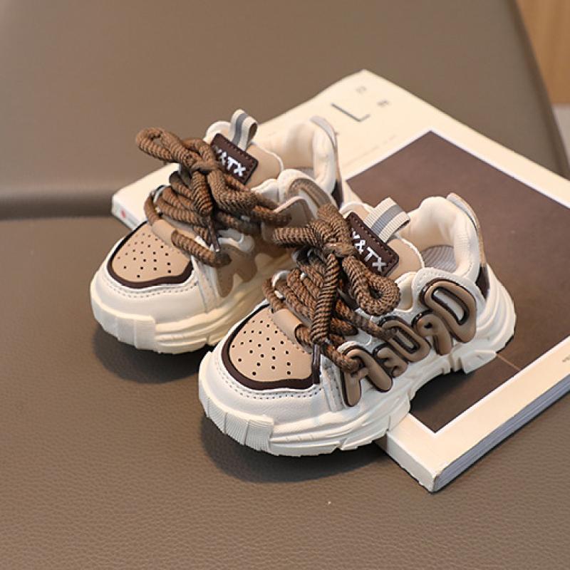 Children's Sneakers Autumn Spring Boys Breathable Sport Shoes Girls Non-slip Casual Running Sneakers Toddler First Walking Shoes