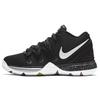 Kyrie 5 Irving 5 BP Leather Versatile Mid Top Children's Basketball Shoes Black Children Aged 3 7 Years Old AQ2458-901