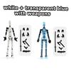 1249pcs Luminous Titan 13 Action Figures T13 Figure 3D Printed Multi-Jointed Movable Lucky 13 Action Figure Nova Figure Dummy