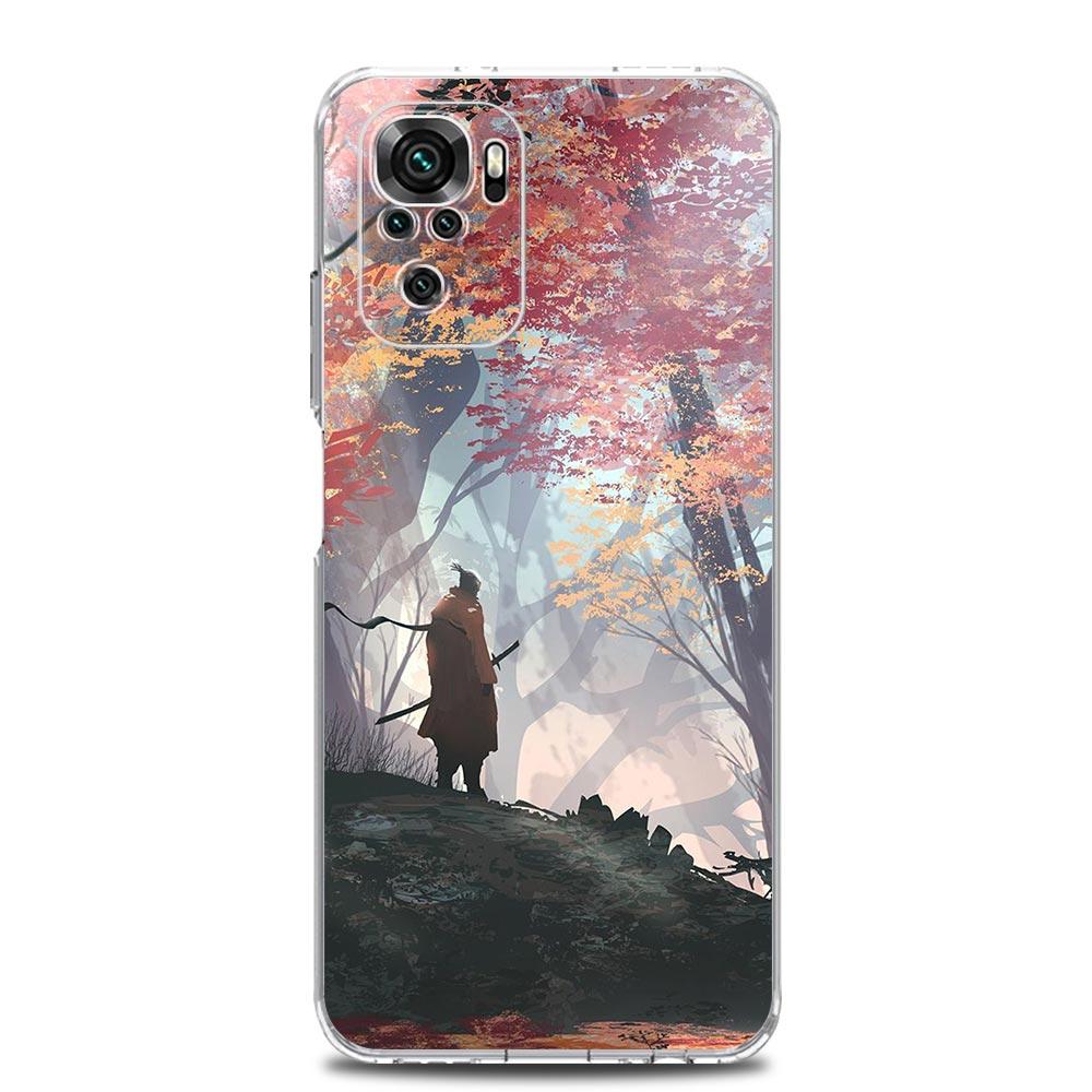 Japanisches Bushido Samurai Klare Handyhülle Für Xiaomi Redmi Note 12 5G 9S 9 8 10 11 Pro+ 9T 8T 10C 9C 9A 7 Pro Weiche Rückseite