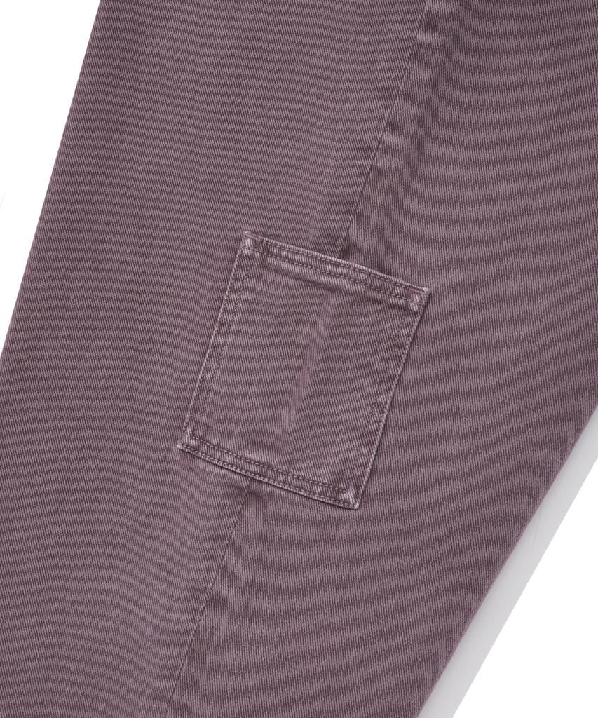 PHYSICAL DEPARTMENT Pigment Washed Cargo Denim Pants Vintage Purple