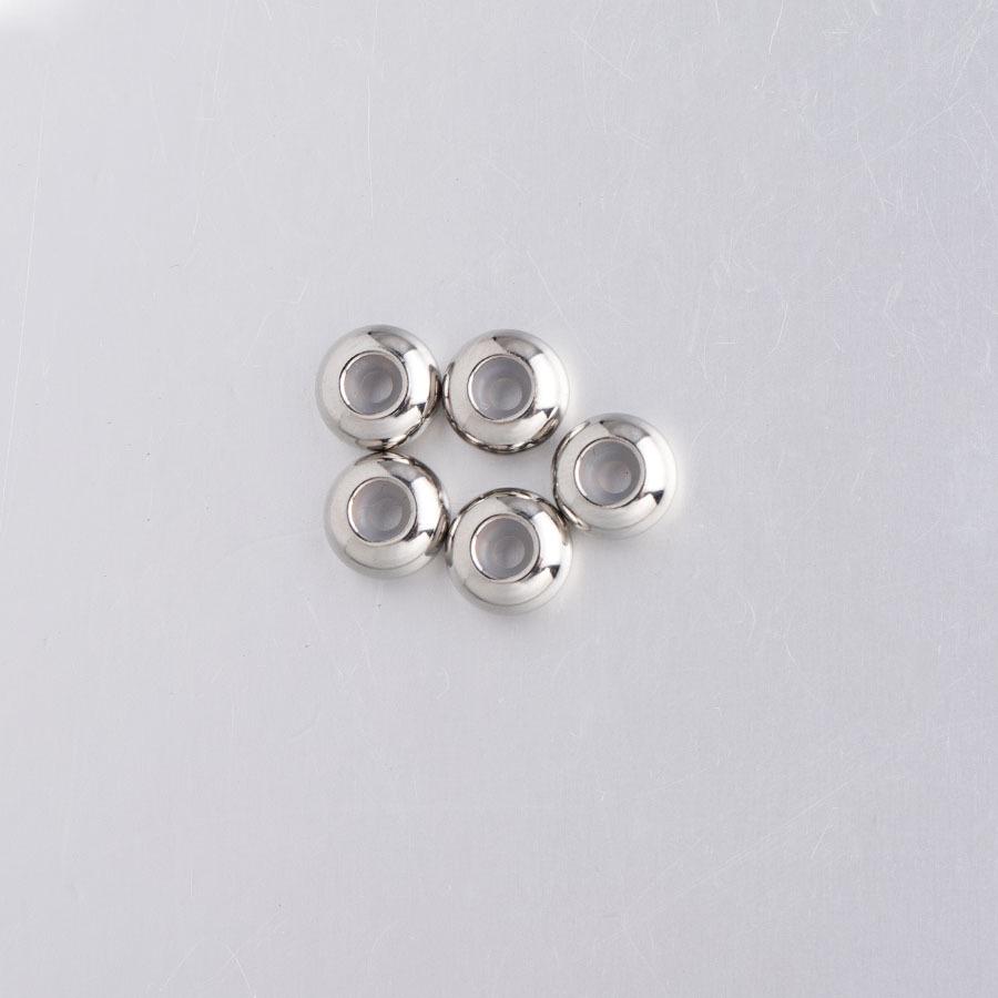 8mm Nerezové Ocelové Nastavitelné Polohovací Korálky pro DIY Náramky