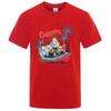California Summer Time 1988 Prints Tshirt Men Women Casual Sweat Loose Tee Clothes Cotton Comfortable Soft Oversized Men T-Shirt