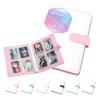 CRITIER Trading Card Case A5 Card File with Inner Color Holds Up To 240 Cards Cute Korean Style Baby Pink - - -