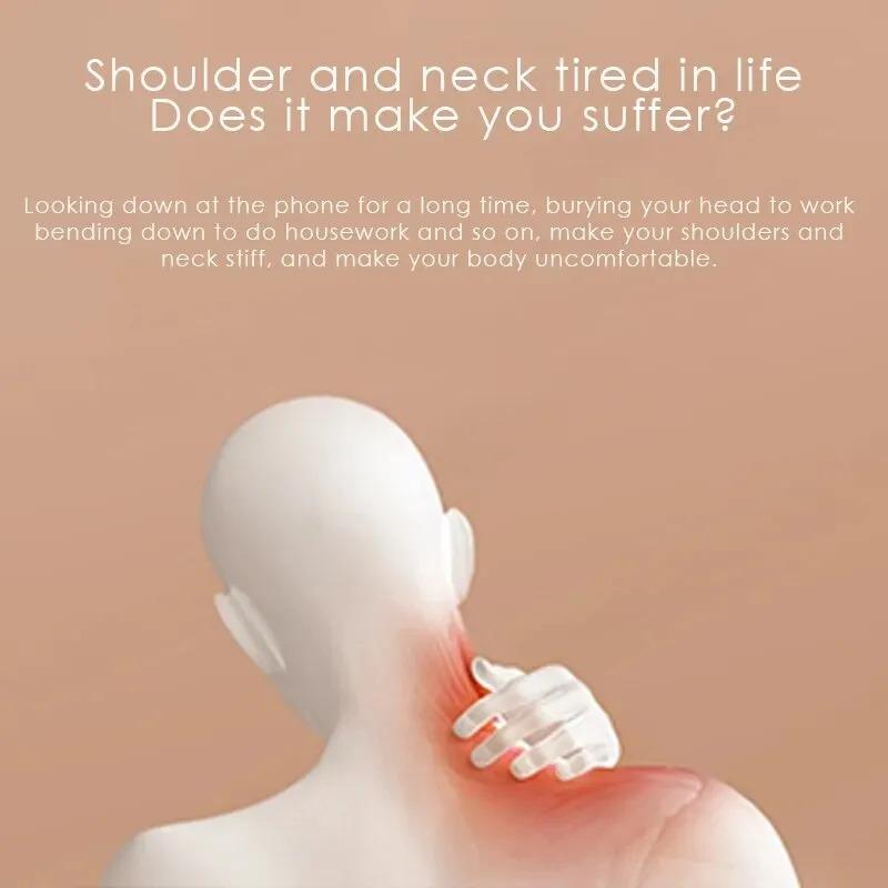 8D Neck and Shoulder Massager Electric Air Compress Kneading Multifunctional Back Massager Massaging Multiple Parts of the Body