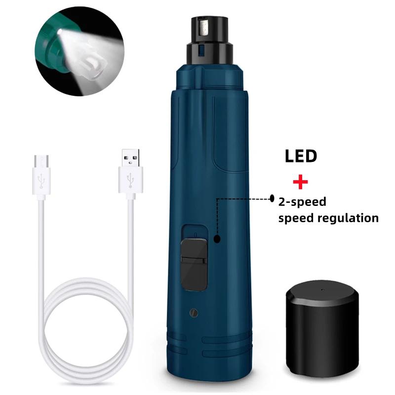 Pet Charging Nail Claw Grinder Dog Electric Clipper for Professionals Claws Grinder Dogs Cats Grooming Supplies Trimmer Tools