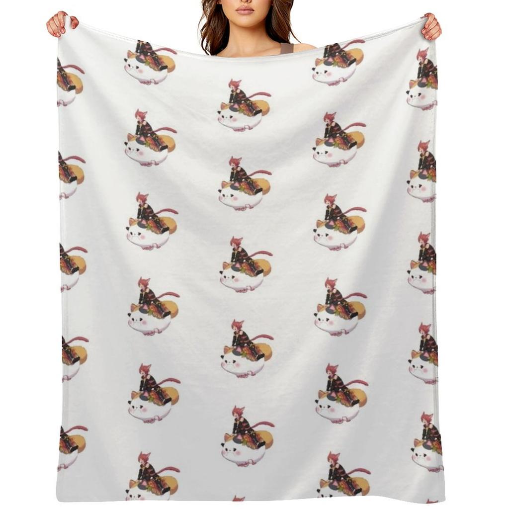 Graha Tia Throw Blanket Tourist for Sofa Wednesday Cosplay Anime Blankets