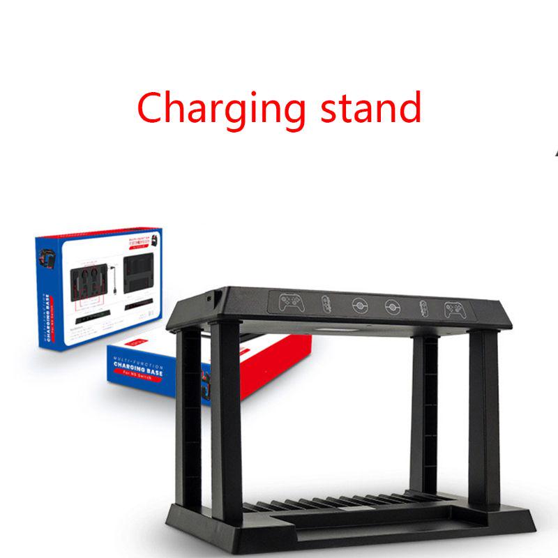 For H Oled Accessory Multi-Function Console Stand Storage Bracket Game  Disc Controller Holder Charging Station