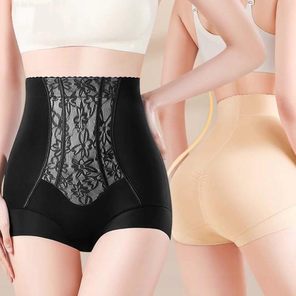 High Waist Postpartum Body Shaper Flowers Seamless Underpants Tummy Control Underwear Postpartum