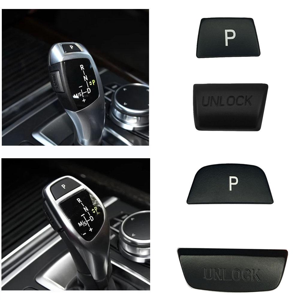 Auto-Shift-Schaltknauf-Knopf „P“ entsperren Abdeckungsaufkleber für BMW 1 3 4 5 7 X3 X4 X5 X6 F20 F30 F34 F15 F16 F25 E70 E71 E60