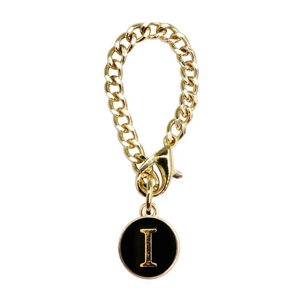 Initial Name Water Cup Handle Chain Personalized Identification Letter Charm Backpack