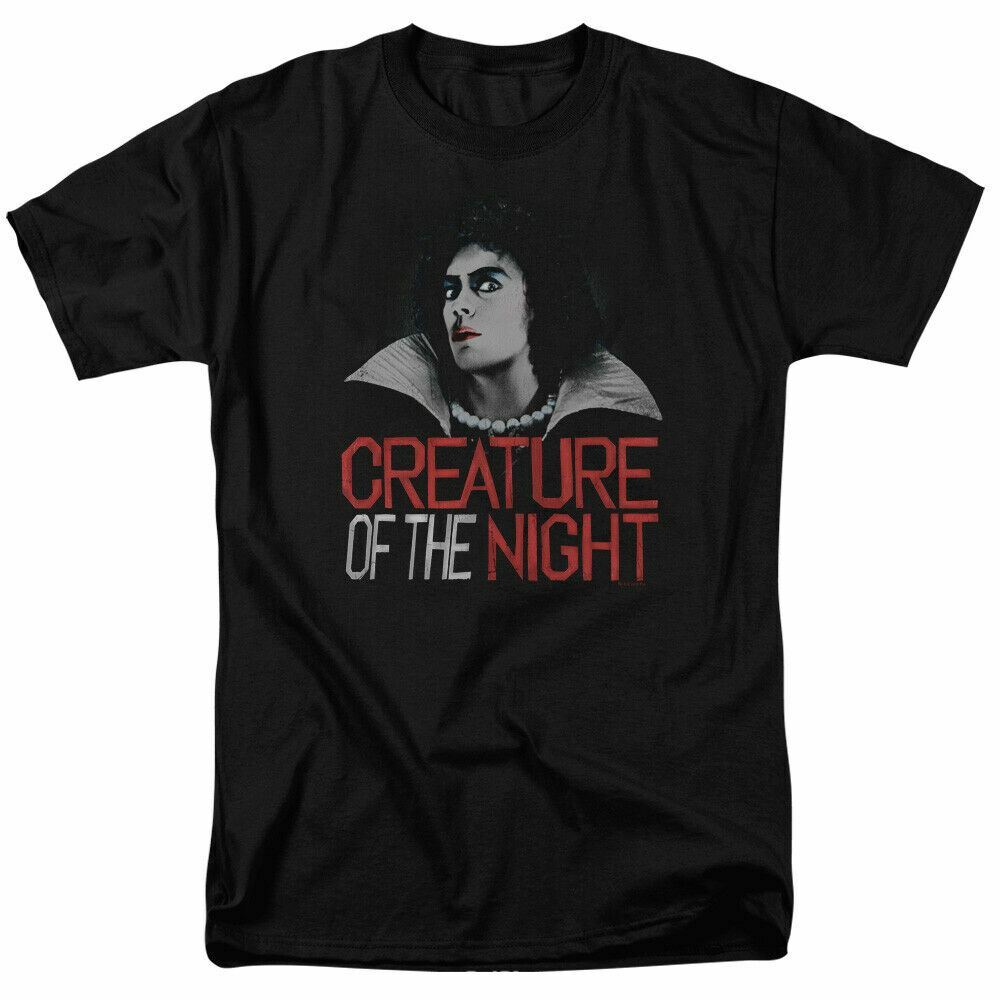 The Rocky Horror Picture Show Creature Of The Night T Shirt Movie Black Unisex T-Shirt