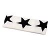 Star Embroidery Sports Headband for Running, Cycling, Yoga Black Headbands for Women No Slip Soft Hair Accessories