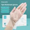 Disposable Gloves Food Grade Protective Transparent Thickened TPE Gloves Film Gloves