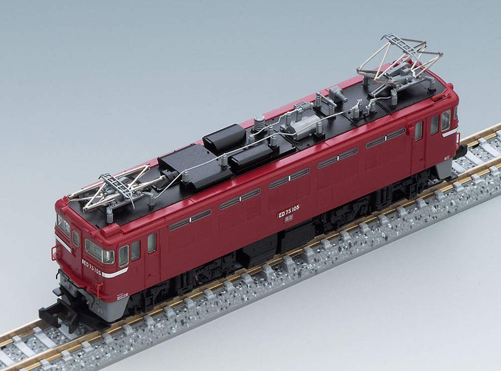 TOMYTEC TOMIX Spur N ED75-0 Typ ohne Dachkanten, spätes Modell 7140 Eisenbahnmodell Elektrolokomotive