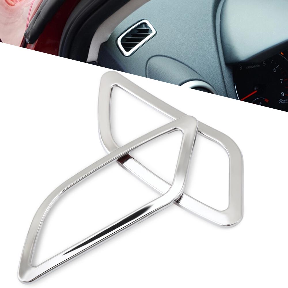 2 Teile/satz Auto ABS Chrom Innen Klimaanlage Vent Rahmen Aufkleber Für Nissan Qashqai 2008-2014