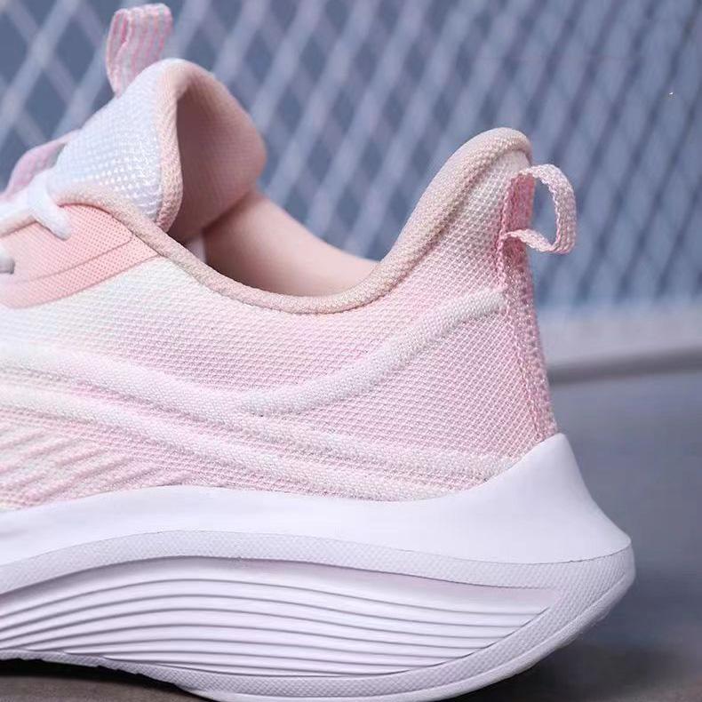 נעלי ספורט Flyknit לנשים קז'ואל רשת נושמת נעלי יחיד קדמיות נעלי ריצה קלות משקל 36-40