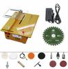 Mini Table Saw Portable Cutting Machine Compact Tabletop Wood Saws for DIY, Jewelry Making, Drilling, Crafts