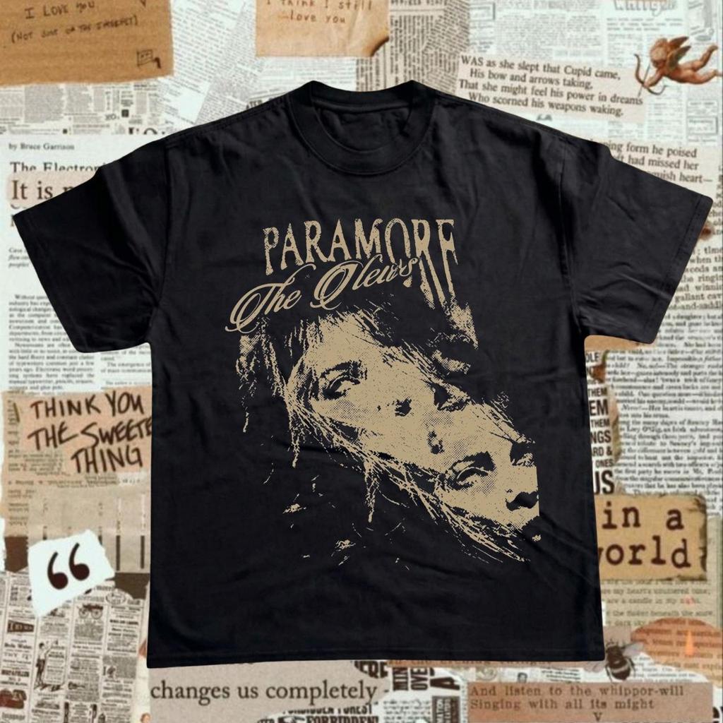 Paramore Rockband T-Shirt Bedrucktes Muster Unisex Bedruckter Street Style Fan-T-Shirt Für Beide Unisex Und Unisex