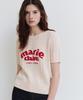 MARIE CLAIRE Jacquard Cable Cotton Short Sleeve Knit (Mafbkn07Mlp)