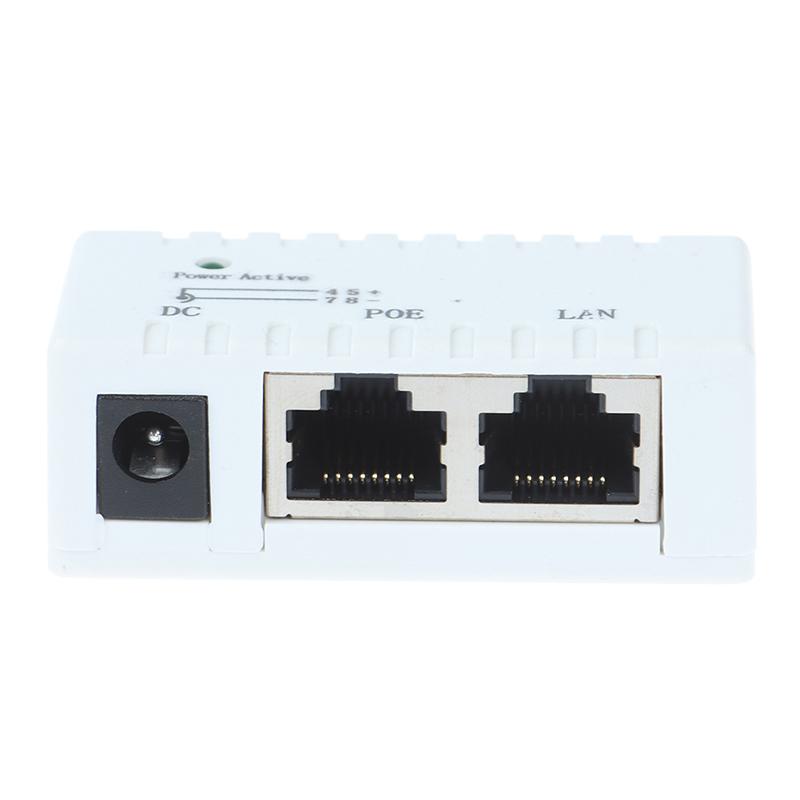 Injecteur PoE passif 12 V - 48 V pour caméra IP, téléphone VoIP, réseau, appareil AP