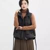 Down Cotton Vest Women's New Fashion Short Loose and Versatile Simple and Light Sleeveless Stand-up Collar