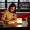 Night Light with Bluetooth Speaker Portable Wireless TF Card Alarm Clock Bluetooth Speaker Touch Control Color LED Bedside Table Lamp