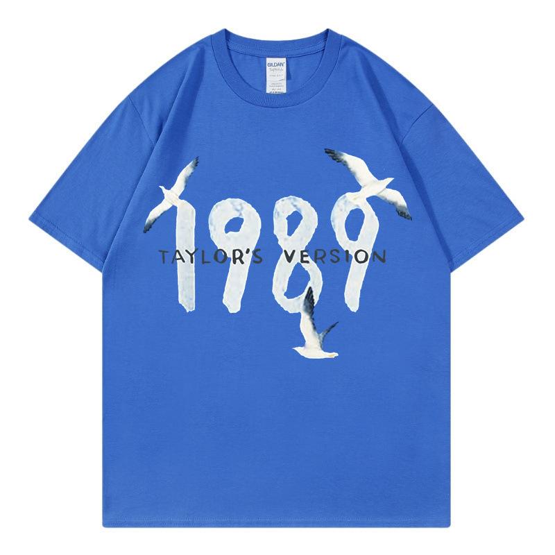 New Men's Taylor Swift Cotton Printed Men's and Women's Short Sleeve Crew Neck T-Shirt
