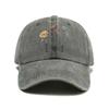 New Casual Printed Baseball Cap Vintage Washed Dad Sun Hat Sunflower Multiple Colors Snapback Cap Daily Wear