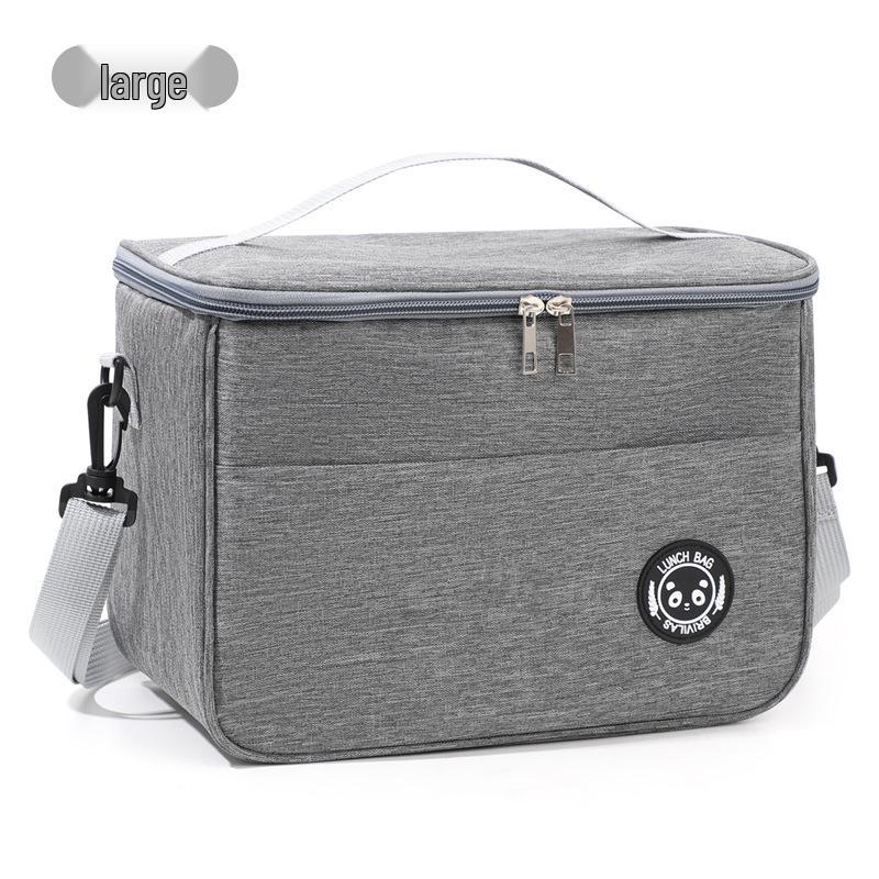 Insulated Heated Lunch Tote - Large Capacity Bento Bag for Office Workers