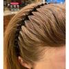 Wavy Headbands Plastic Skinny Thin Non-Slip Flexible Hair Bands Simple Hoops Hair Accessor