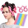 10Pcs Heatless Hair Curler Colorful Curls Curling Rod Roller Sticks Perm Rods Wave Formers No Heat Hair Roller Hair Styling Tool