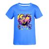 5598 Copii Fete Lily Lovebraids Imprimeu Bumbac Mânecă Scurtă Tricou