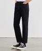 Awodeijeu Straight Crop Denim Pants [Black]