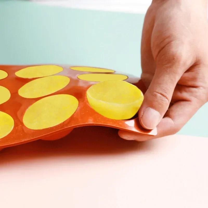 Moule en Silicone Demi-Sphère Rond 6/8/15/24 Cavités 3D Brownie Pudding Mousse Chocolat Dessert DIY Outil de Décoration de Gâteau pour la Pâtisserie