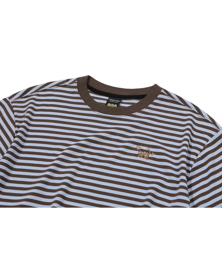 CPGN STUDIO Cat Stripe Ringer Tea Brown