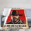 Arthur Morgan RDR Videospiel Flanelldecke Super Weiche Winterbettwäsche Überwurf für Jungen Mädchen Outdoor Spaß Bettbezug Abdeckung